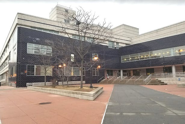 Main Entrance / Court South View
