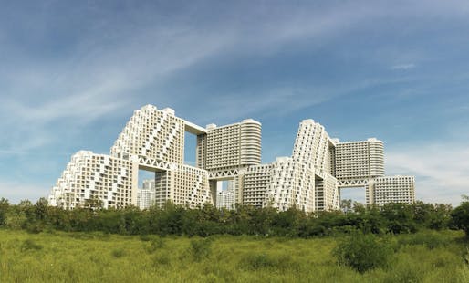 Habitat Qinhuangdao by Safdie Architects. Image courtesy of Safdie Architects.