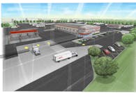 Ryder - New Prototype 6 Bay Maintenance Facility, Used Truck Center and Refueling Station