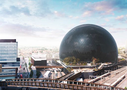 Rendering of the proposed MSG Sphere London venue. Image: Madison Square Garden Company.