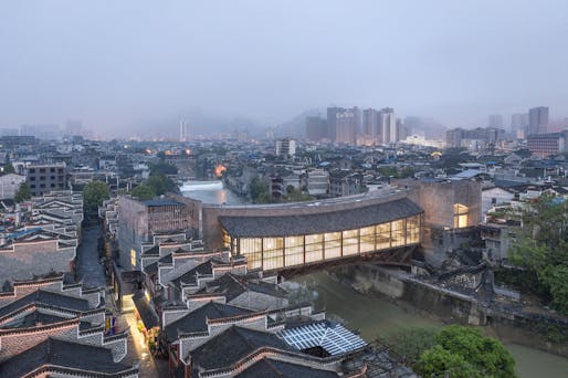 Jishou Art Museum, designed by Yung Ho Chang / Atelier FCJZ. Photograph: Fangfang Tian.