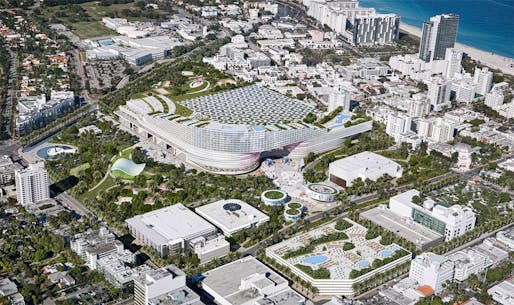 Tishman South Beach ACE Revised Aerial Plan, Image © OMA