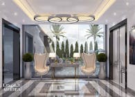 Contemporary luxury villa interior design in Dubai