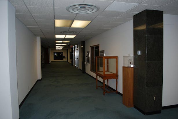 4th floor main circulation before renovation