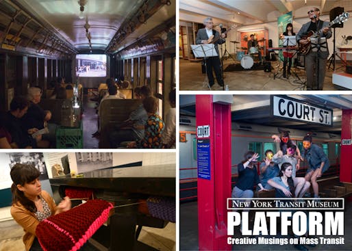 The New York Transit Museum is accepting creative proposals for PLATFORM 2015! Image courtesy of the New York Transit Museum.