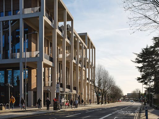 Town House – Kingston University in London, UK by Grafton Architects. Image: Dennis Gilbert.