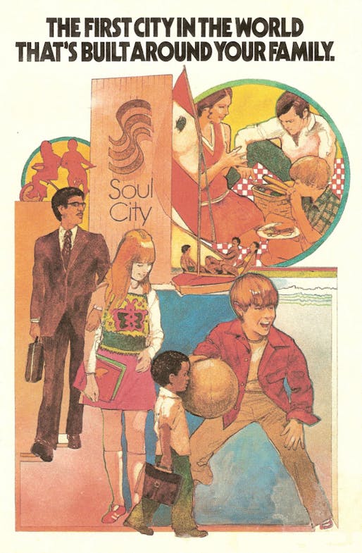 An ad for Soul City, c.1970.