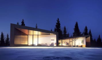 A Canadian developer is building an enclave of world-class architecture in the Alberta foothills