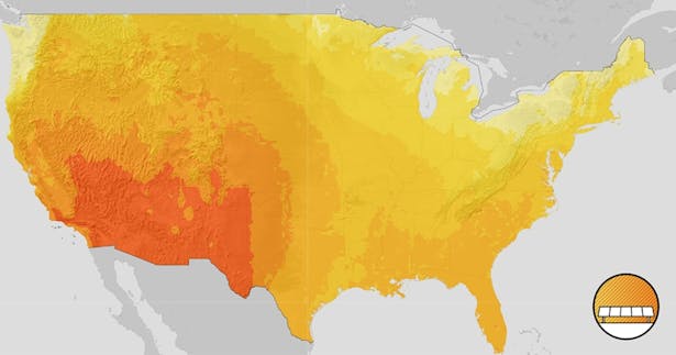 U.S. solar energy potential