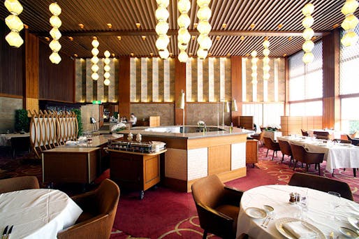 60s-era furniture, fixtures and memorabilia that has served VIP guests, royalty and dignitaries for over 50 years at the famed Hotel Okura Tokyo is now being sold off in an online auction, the hotel says. (Image via ajw.asahi.com)