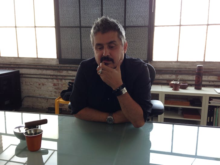 Diaz Alonso in his Xefirotarch office, Los Angeles. Photo credit: Amelia Taylor-Hochberg.