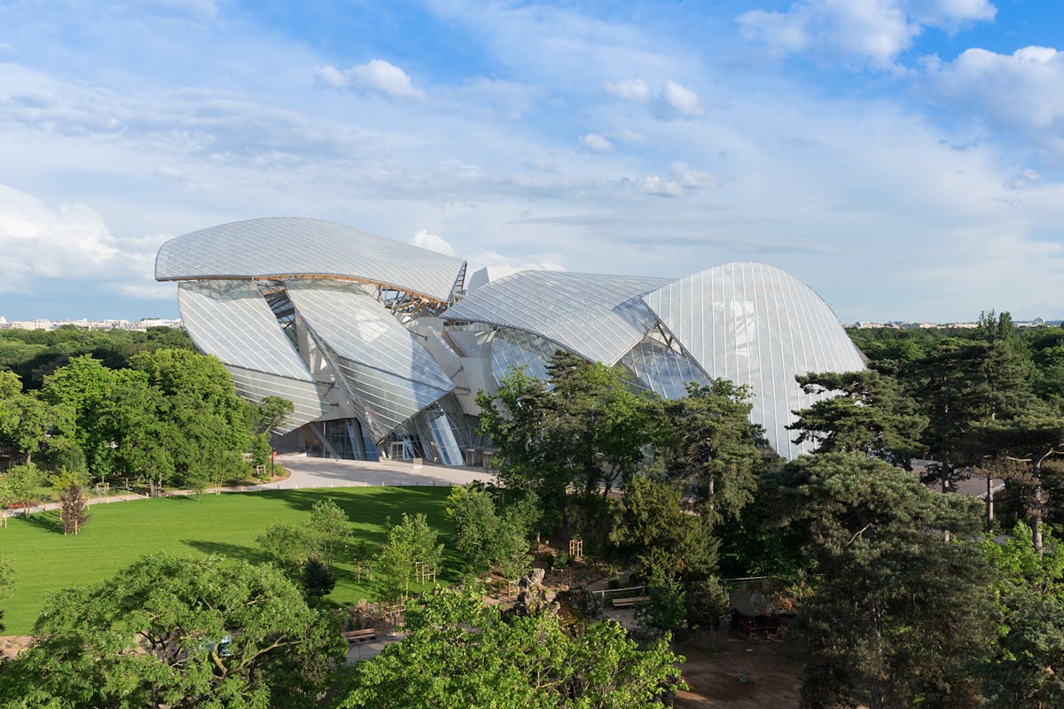 Louis Vuitton Foundation - Cultural Weekly  Gehry architecture, Frank  gehry, Frank gehry architecture