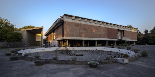 Government Museum and Art Gallery in Chandigarh, India. Designed by Le Corbusier. Photo via wikimedia commons.