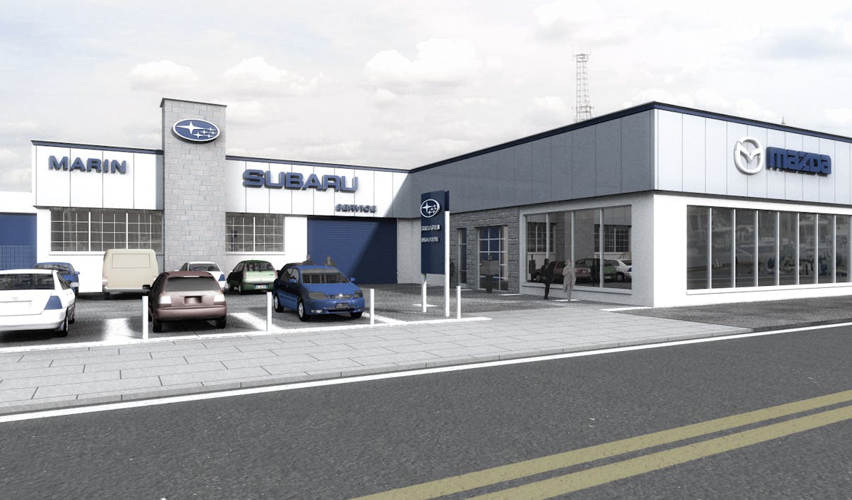 Subaru dealership facility | Mariusz Piotrowski | Archinect