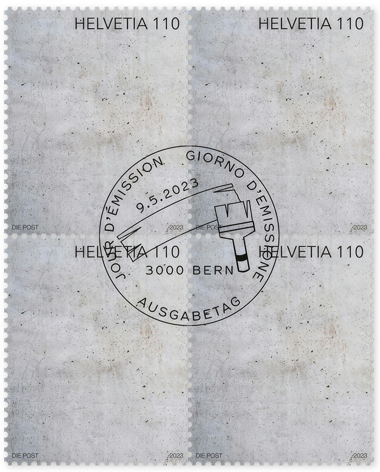 Switzerland releases postal stamp honoring concrete architecture, News