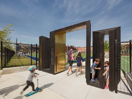 Camp Barker Memorial, Washington DC, 2019 by After Architecture. Image credit: Sam Oberter | Courtesy of the Architectural League.