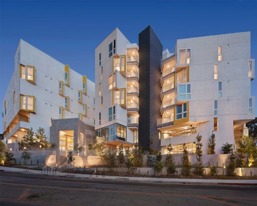 ​AFFORDABLE HOUSING - Honor: Mosaic Gardens at Westlake (Los Angeles, CA) by Lahmon Architects. Photo: Benny Chan | fotoworks.
