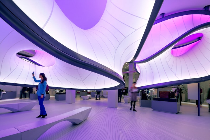 The Winton Gallery, Science Museum, London, UK, by Zaha Hadid Architects. Image © NAARO