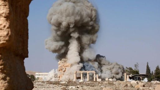 Among the many cultural treasures ISIS militants chose to destroy during their short reign over the ancient city of Palmyra was the 2,000-year-old Temple of Baalshamin. It was blown up in July or August 2015. (Image: Wikipedia)