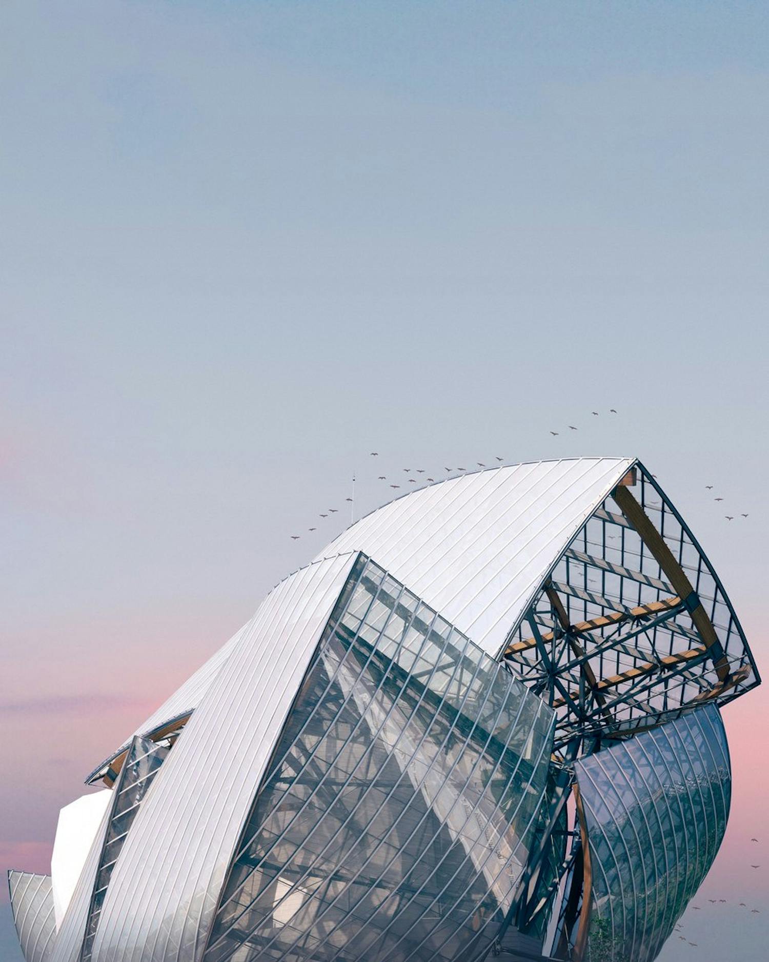 7 winning photos of Frank Gehry's Fondation Louis Vuitton Building #MyFLV  contest