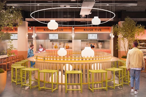 IKEA parent companty, Ingka Group, presents new food hall concept. Image render courtesy of Ingka Group. 