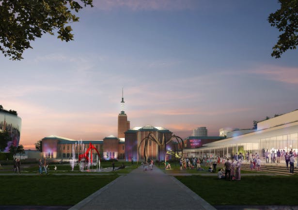 With its Museumpark, Museum Boijmans Van Beuningen will become a place for people of Rotterdam and visitors to the city. A place where people of all generations and cultural backgrounds like to go, stay and relax. 