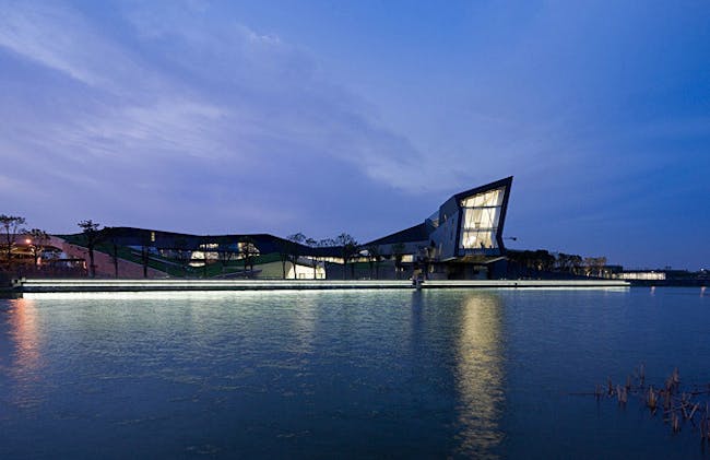 Shortlisted - Best new public building: Giant Group Campus, Shanghai, by Morphosis (Image via Wallpaper*, Photo: Iwan Baan)