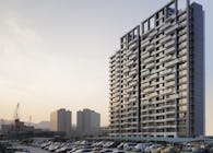 Aedas designs a modern façade with dancing balconies for a new residential development in Taiwan