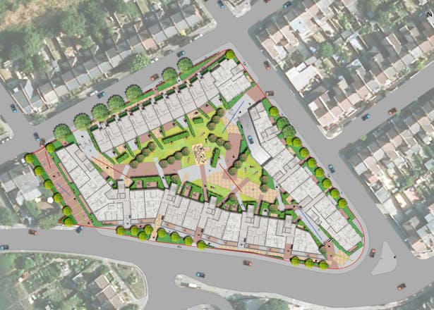 Ruckholt Road Residential Development Landscape Plan