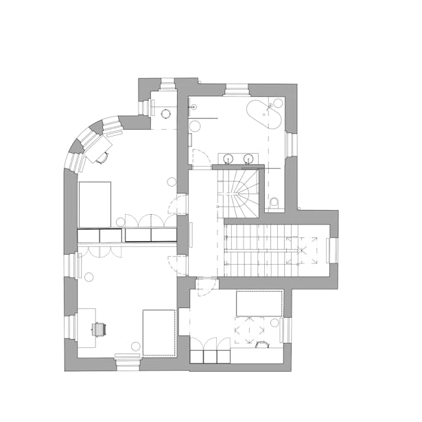 Second Floor Plan Karnet architekti