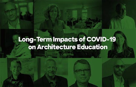 What are the potential long-term impacts of COVID-19 on architecture education?