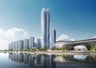 10 Design Reveals a Harbourfront High-rise Design Submission in South China