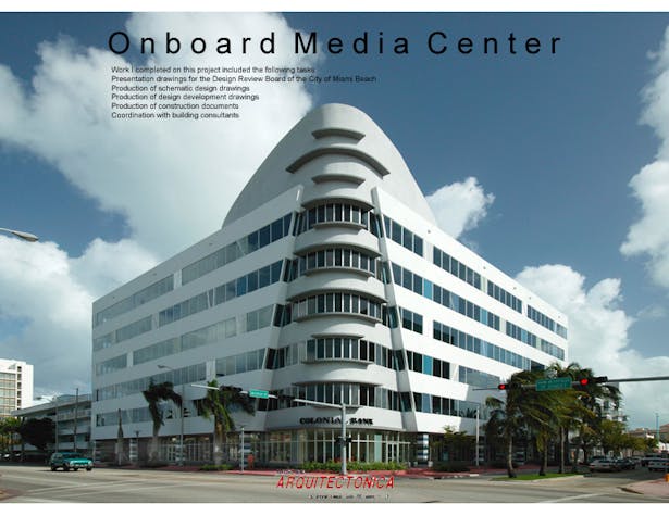 Onboard Media Center-Office/Parking-built project