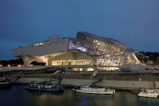 Coop Himmelb(l)au's newly inaugurated Musée des Confluences in Lyon. Photo: Duccio Malagamba, via coop-himmelblau.at