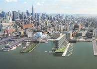 MINIhattan: A proposal for new density along Manhattan's waterfront - and the extension of the highline. 