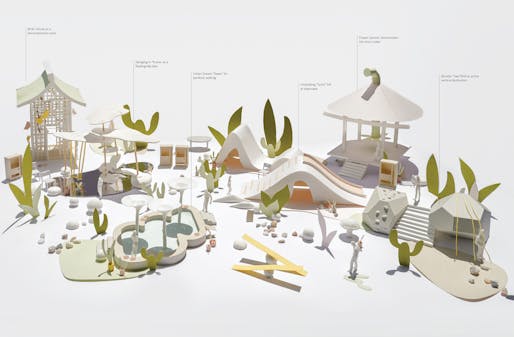 Winners of the “Tactical Urbanism Now! #2021” competition - “Rewilding Japan: a Playscape of Collective Memories” by Wai Yin Ryan Tung, Ho Yin Cheung, Ching Tao Albert Leung, and Long Kwan