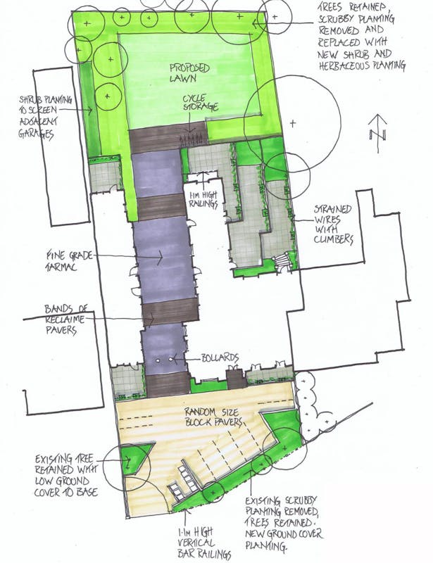 Davis Landscape Architecture - Addiscombe Road Sketch Plan