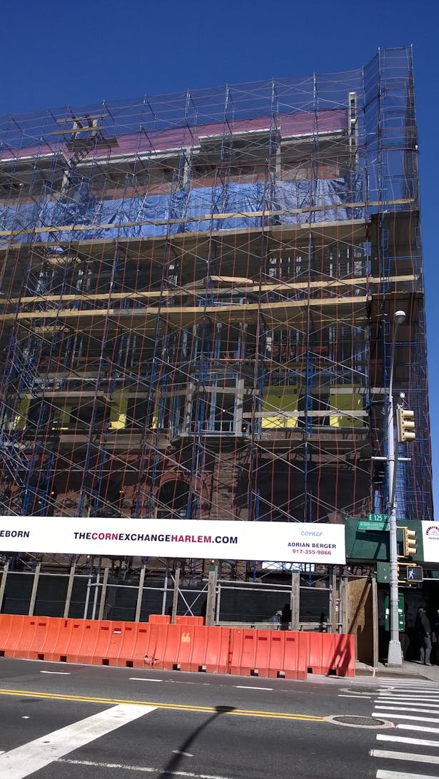 2014: Building construction is underway.