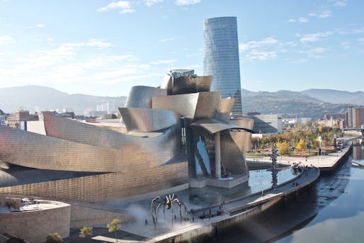 Frank Gehry's Guggenheim Bilbao. Image credit: Naotake Murayama/Flickr under <a href="https://creativecommons.org/licenses/by/2.0/deed.en">Creative Commons</a>