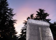 Milan installation recreates Stonehenge using Recycled Plastic