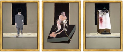 Francis Bacon, Triptych 1986-7, 1986-87. Image courtesy of Christie's.