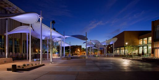Arizona State University Plaza. Photo credit: Bill Timmerman