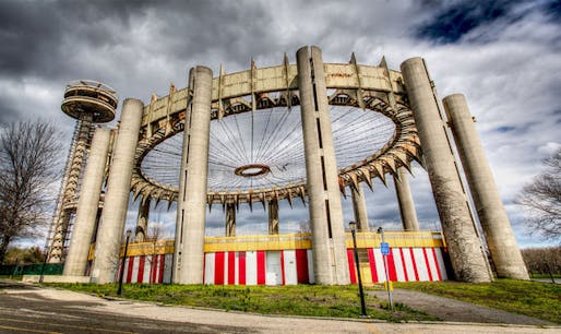 The New York State Pavilion a.k.a the Tent of Tomorrow. Photo: Marco Catini