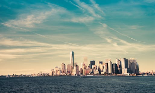 One World Trade Center dominates the Lower Manhattan skyline. (The Guardian; Photograph: Vivienne Gucwa/Guardian)