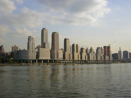 A view of Manhattan's Riverside South circa 2007. Image courtesy Wikimedia Commons user Jim.henderson. 