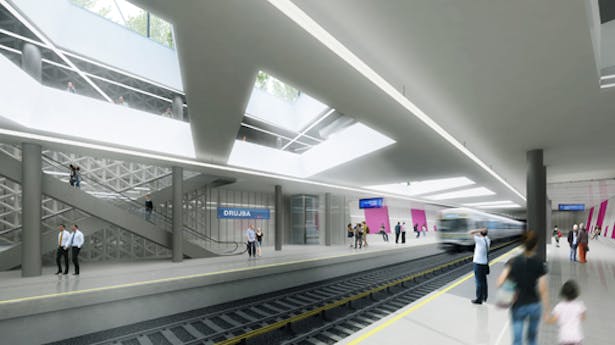 Metro Station Sofia - Competition entry - S&P architects