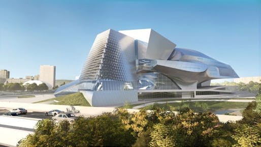 A computer rendering for an opera house in Siberia - COOP HIMMELB(L)AU 