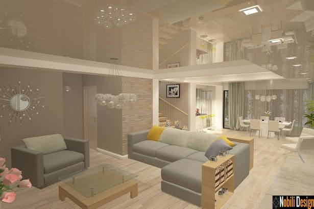 Interior design ideas for a modern living and bedroom - Nobili Interior Design