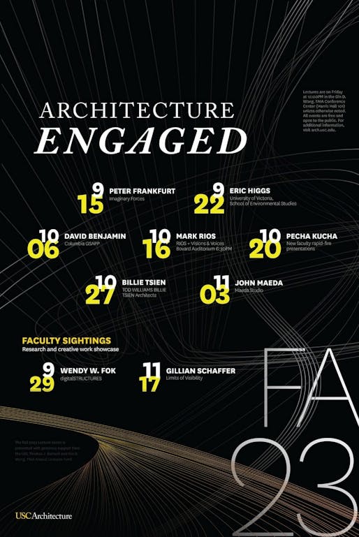 Lecture poster courtesy USC School of Architecture