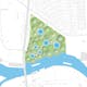 The vision for the project after its final phase is of a new, highly green community which is driven by its adjacency to one of Houston’s major water elements and its radical topography which redefines the city's landscape. 